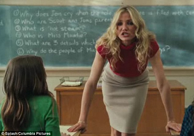 Пошлая училка показывает свое оголенное тело