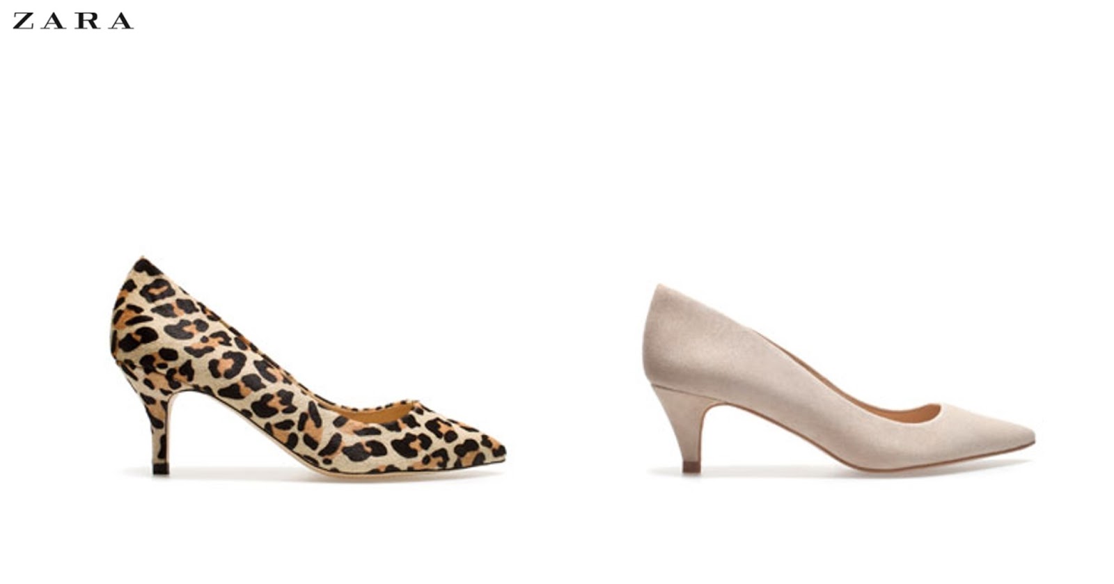 Zara Kitten Heel Pointed Shoes Zara Kitten Heel Pointed Shoes