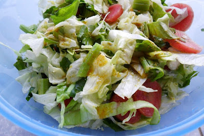 Celery, Carrot, Lettuce, Cauliflower Salad