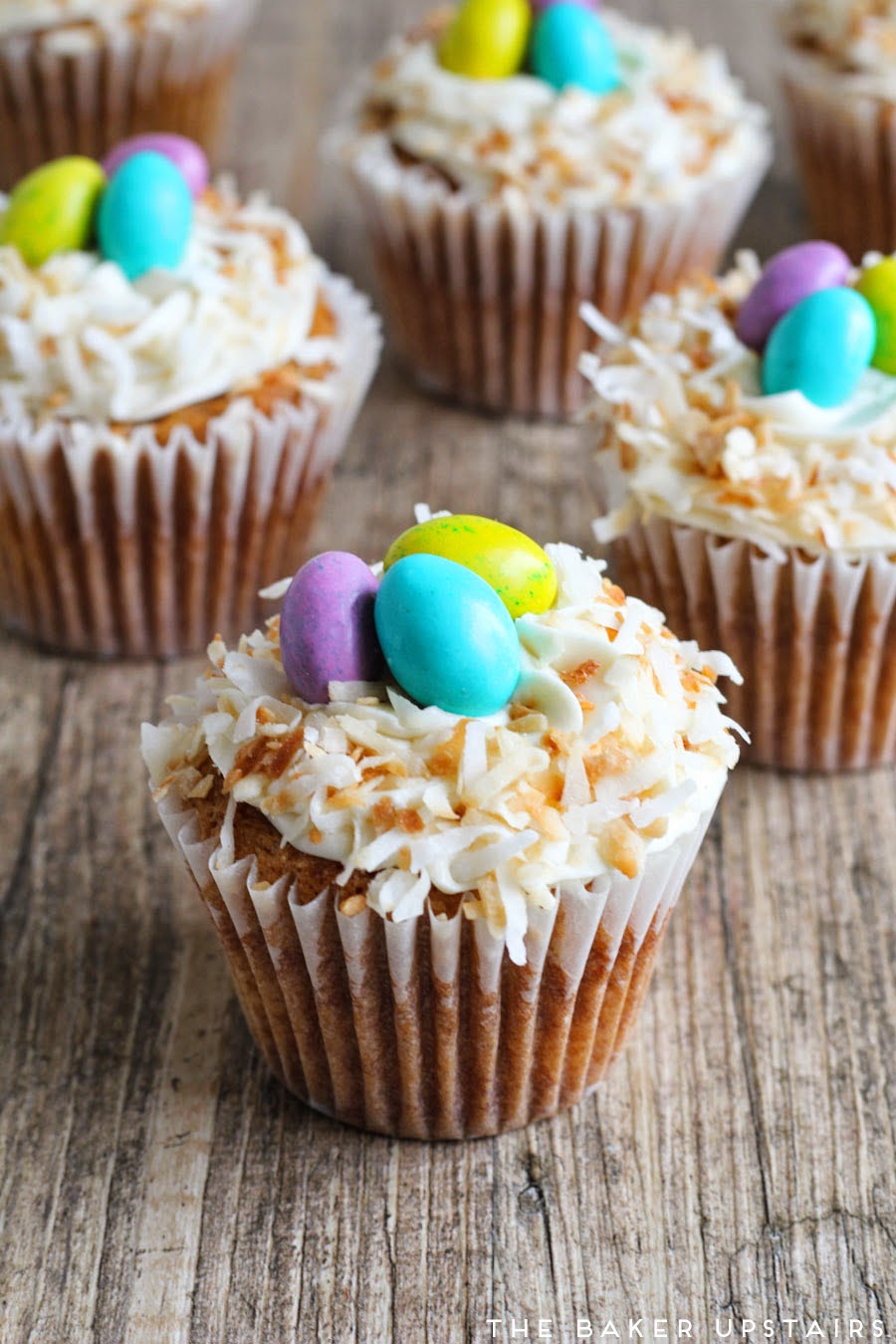 Easter carrot cupcakes - The Baker Upstairs