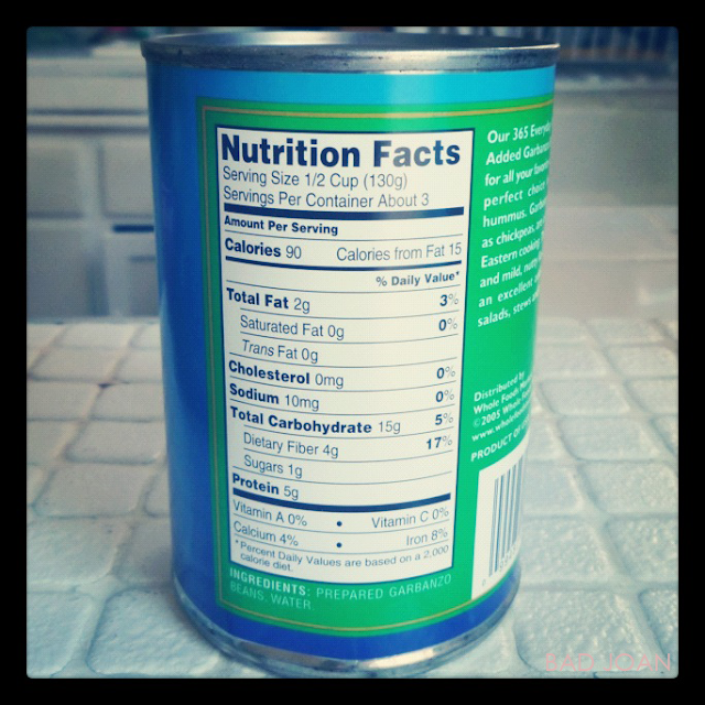 Cooking for the Average Joan tip 365 GARBANZO BEANS