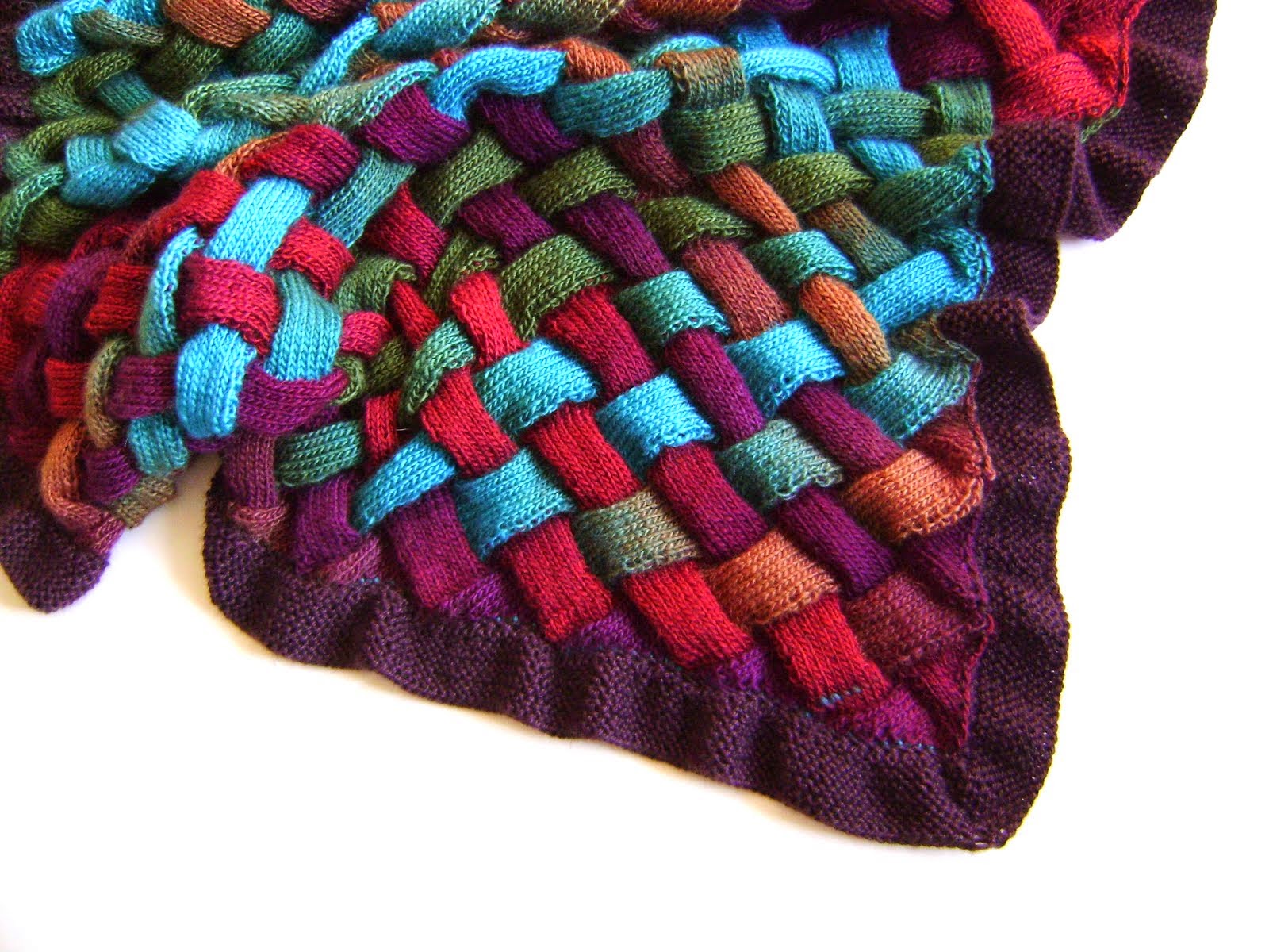 Knit an Entrelac Blanket $5.00
