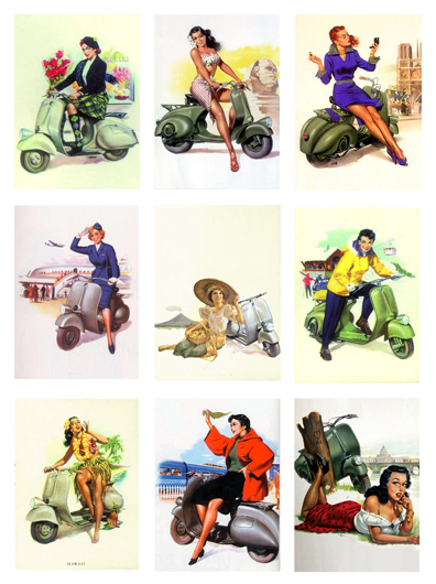  rendition of a Pinay Vespa PinUp Since I got zero talent in drawing 