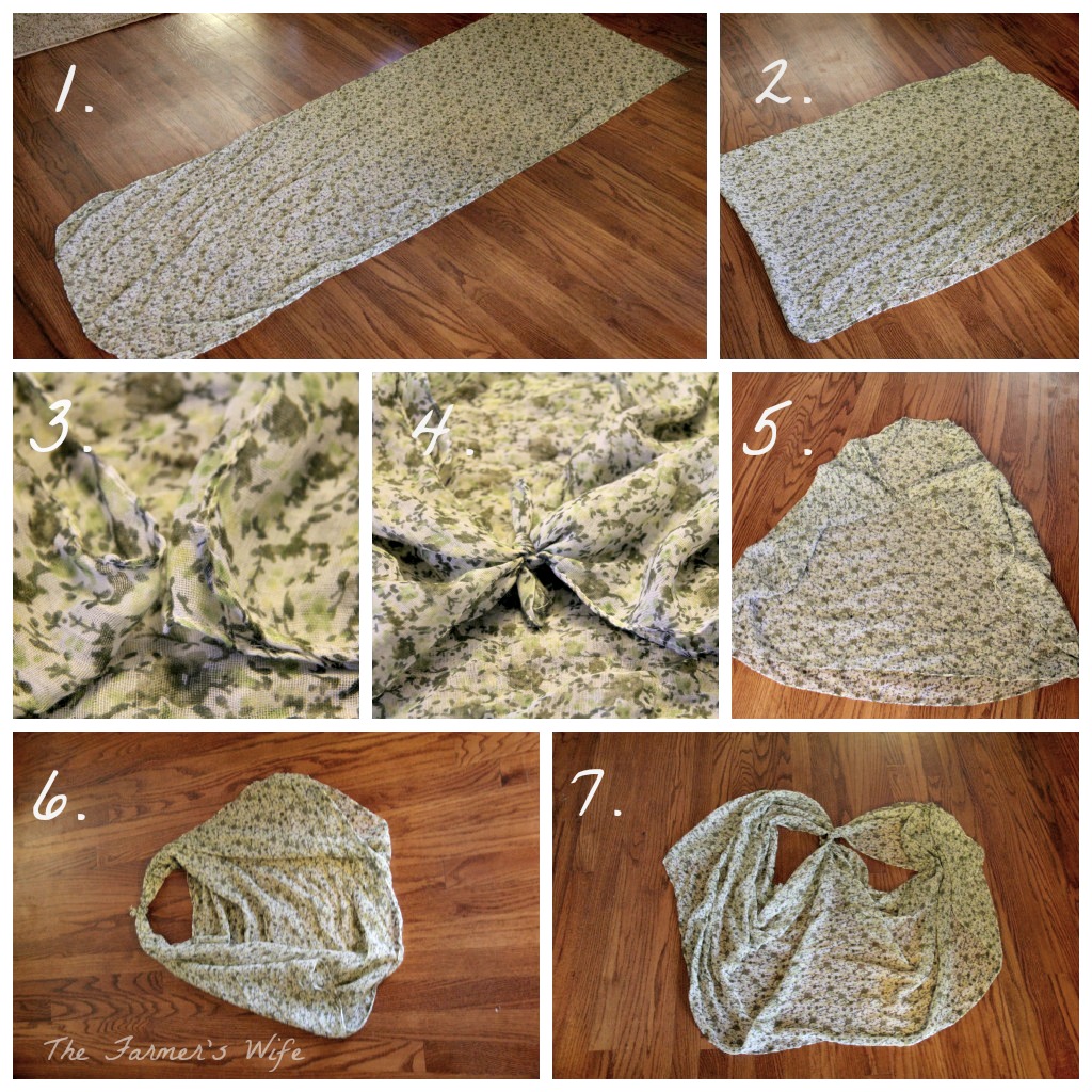 The Farmer's Wife Turn A Scarf Into A Vest