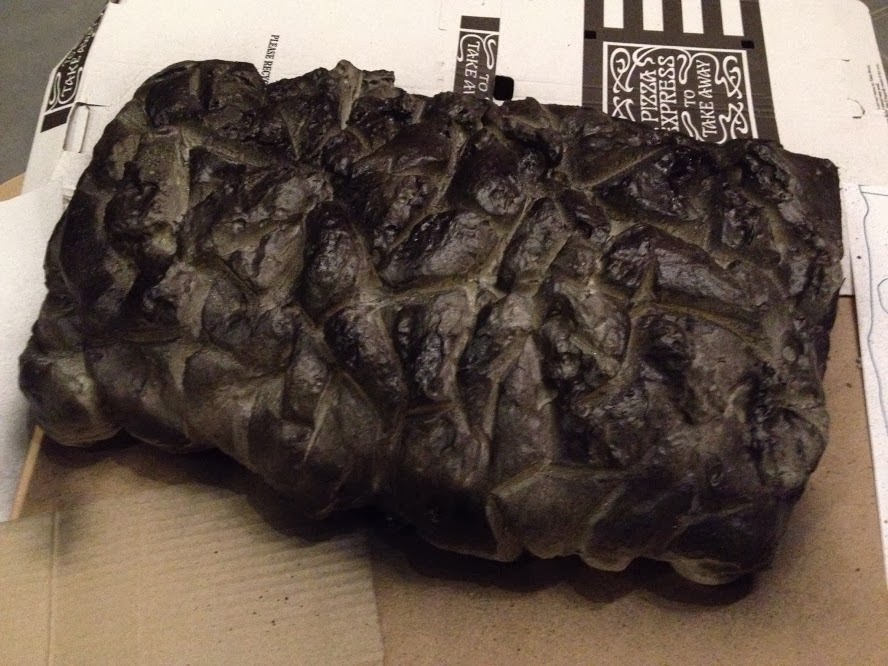 A Penny Drops Fake coal fire with expanding foam & LEDs