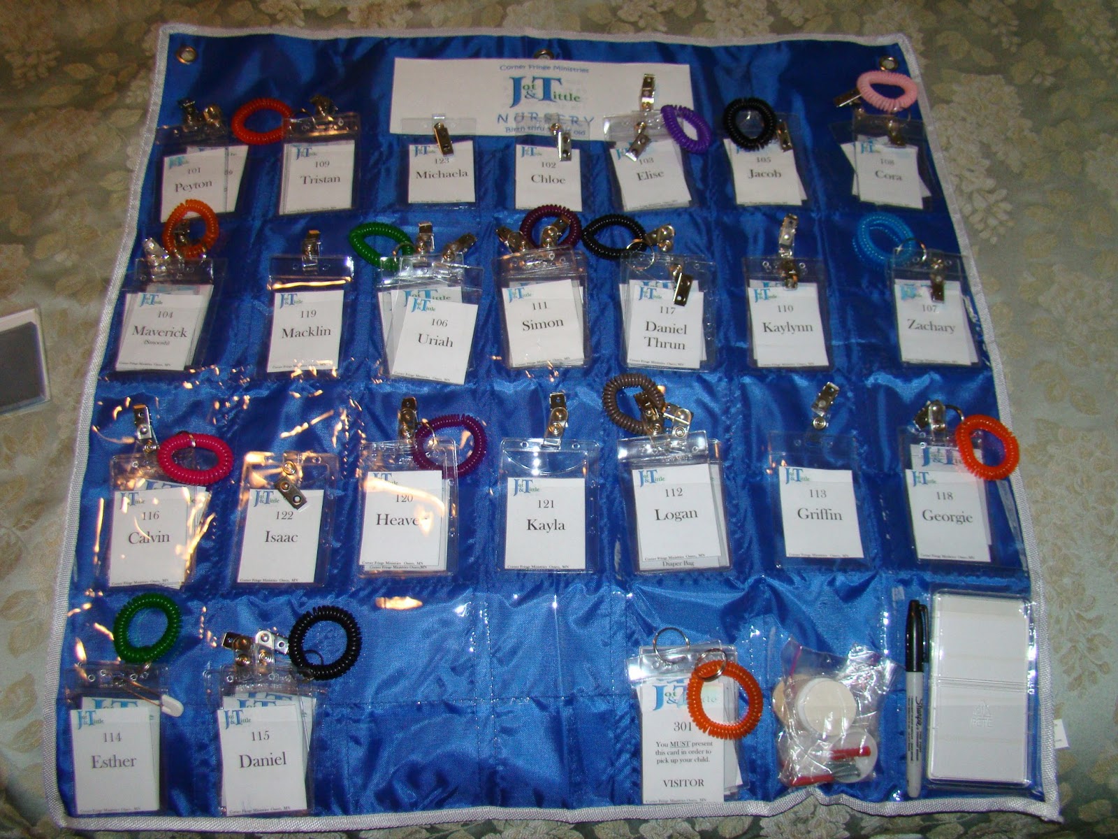 Rooted Mama Church Nursery Name Tag System