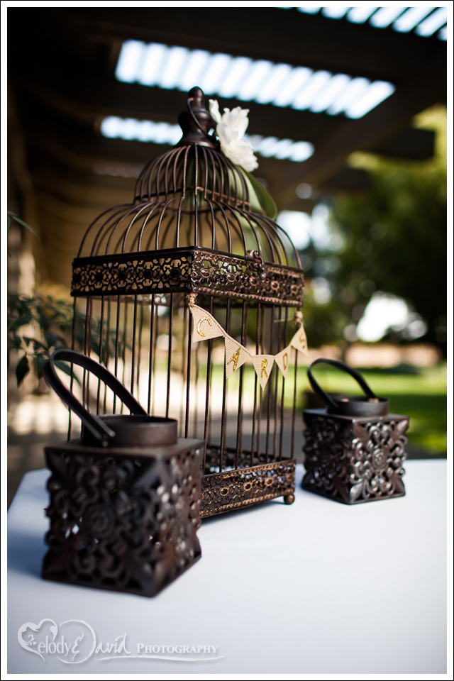 Bird cage for envelopes gift table idea for wedding