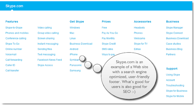 OneClickSEO - Header And Footer