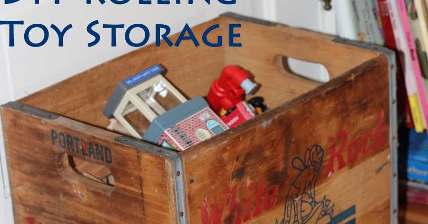 Rose City Bungalow 1913 Rolling Toy Storage