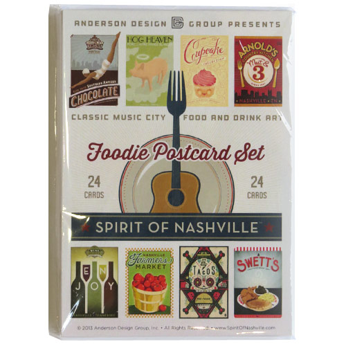 Spirit of Nashville 20 Pc. Postcard Set - Anderson Design Group
