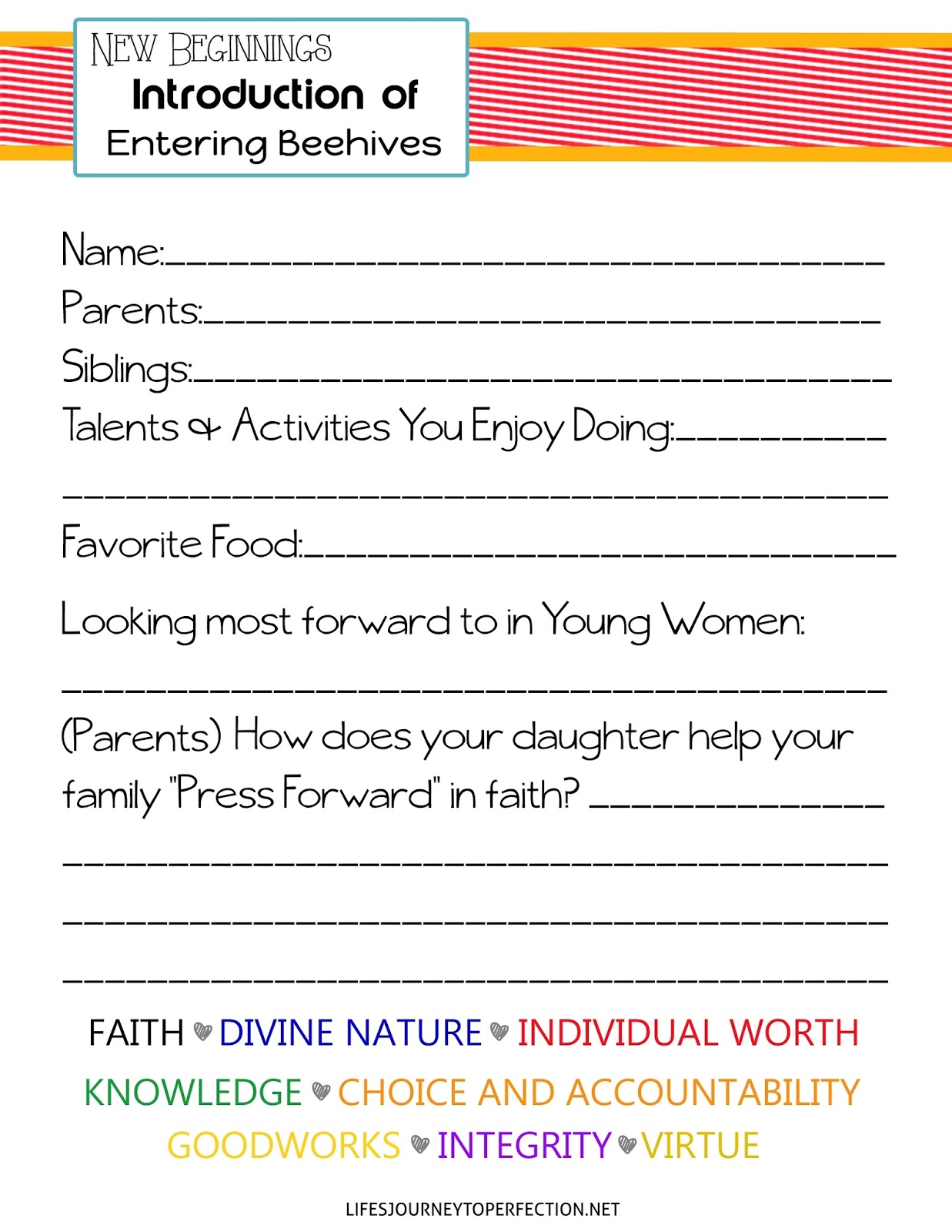 new beginnings program template
