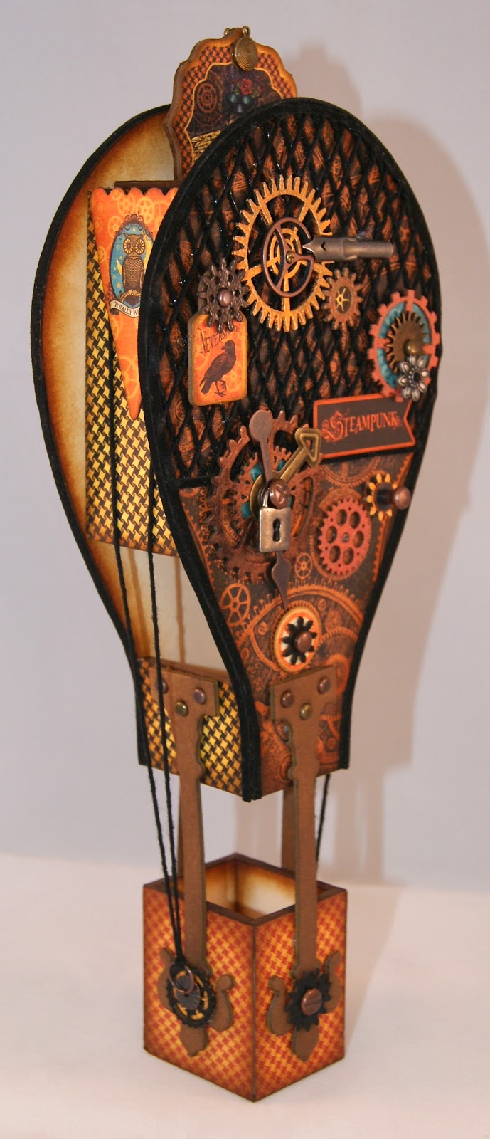 Down under crafter Steampunk Spells Hot Air Balloon