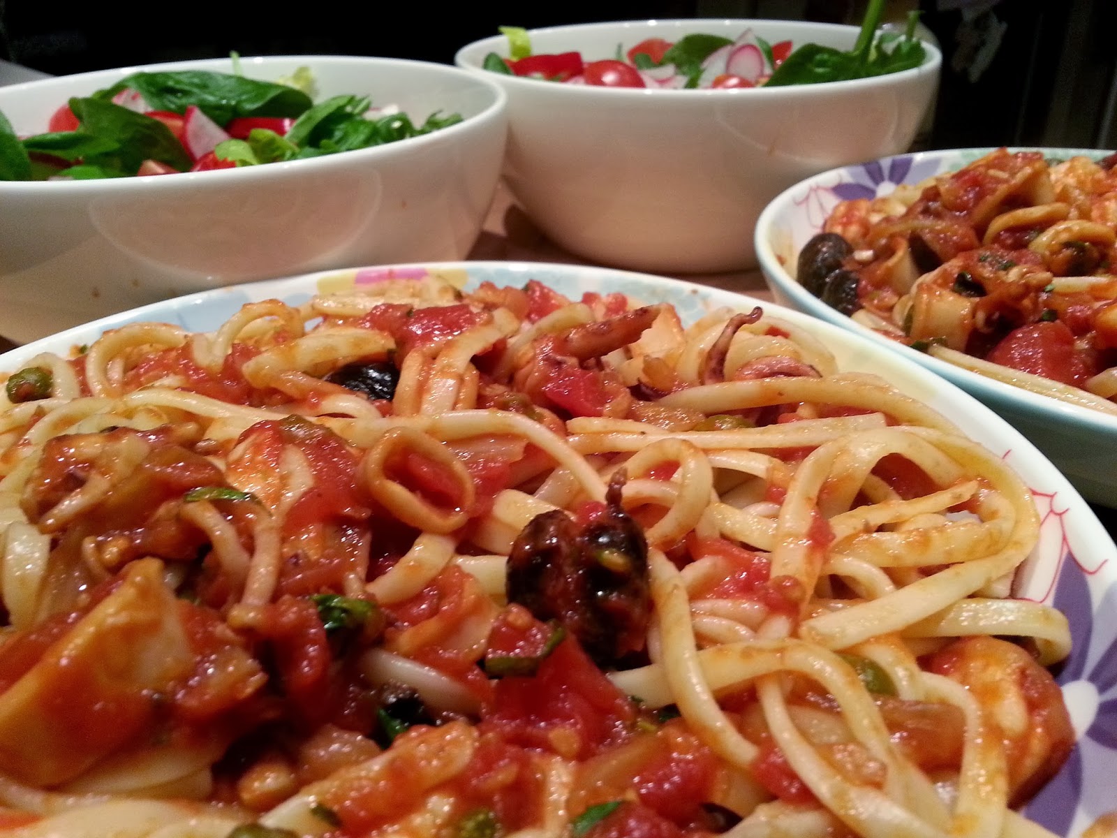 Slimming World Delights: Slow Cooked Squid and Shrimp with Fennel