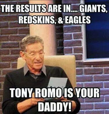 22 meme internet the results are in giants, redskins, & eagles the%2Bresults%2Bare%2Bin...%2BGiants%2C%2BRedskins%2C%2B%26%2BEagles.%2BTony%2Bromo%2Bis%2Byour%2Bdaddy! 22 meme internet the results are in giants, redskins, & eagles