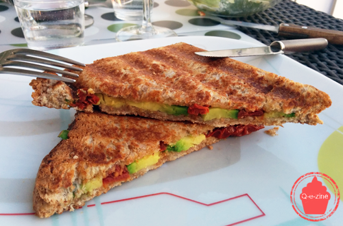 Q E Zine Croque Monsieur A L Avocat Et Aux Tomates Sechees