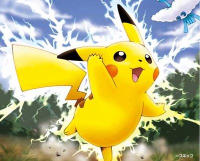 pikachu in action
