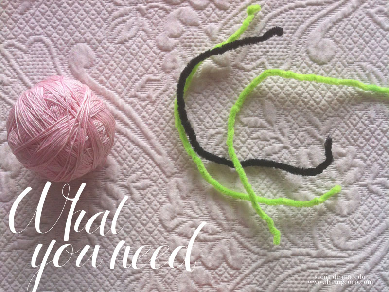 DIY LOVE YARN FONTS Daring Coco