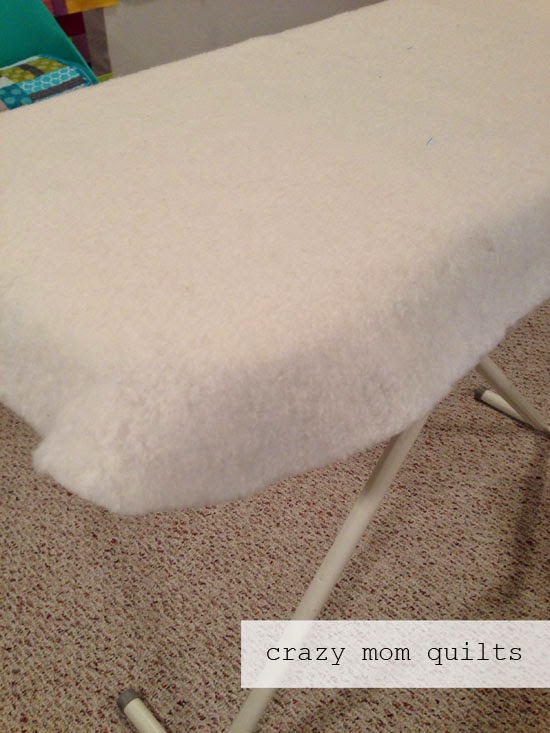 crazy mom quilts one way to make an ironing board cover