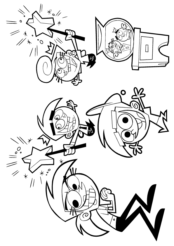 Free Love Quotes The Fairly Odd Parents Coloring Pages
