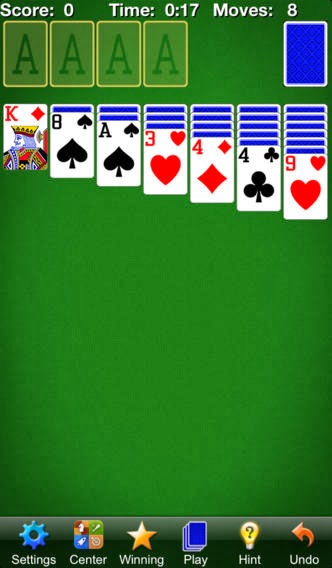Solitaire, iPhone Applications Solitaire, iPhone Applications