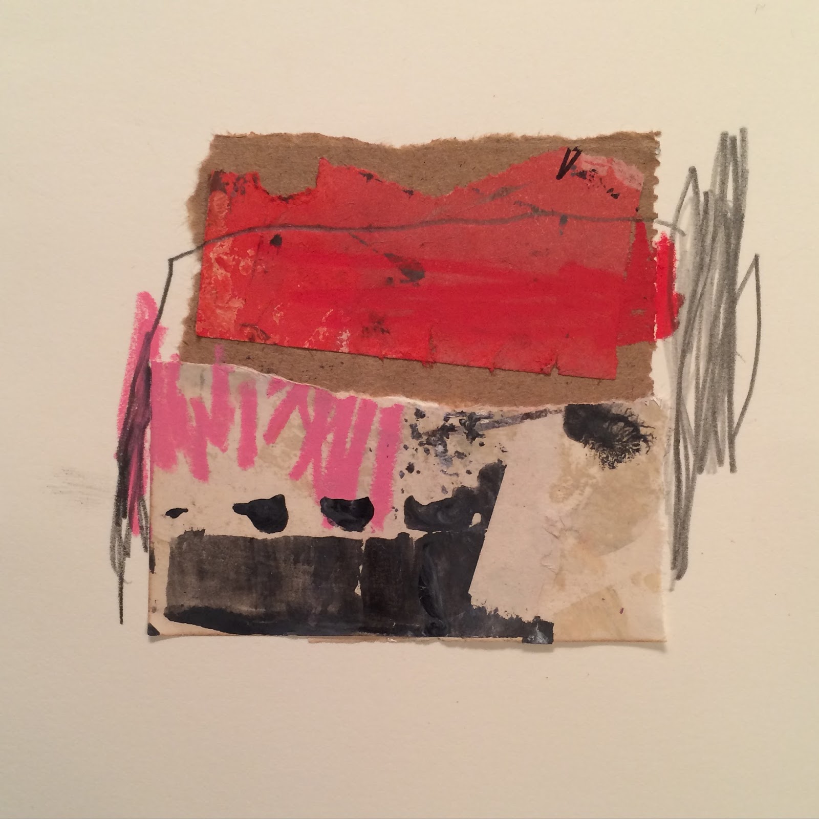 art journal expression through abstraction — Jane Cornwell