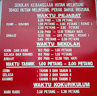 WAKTU PERSEKOLAHAN