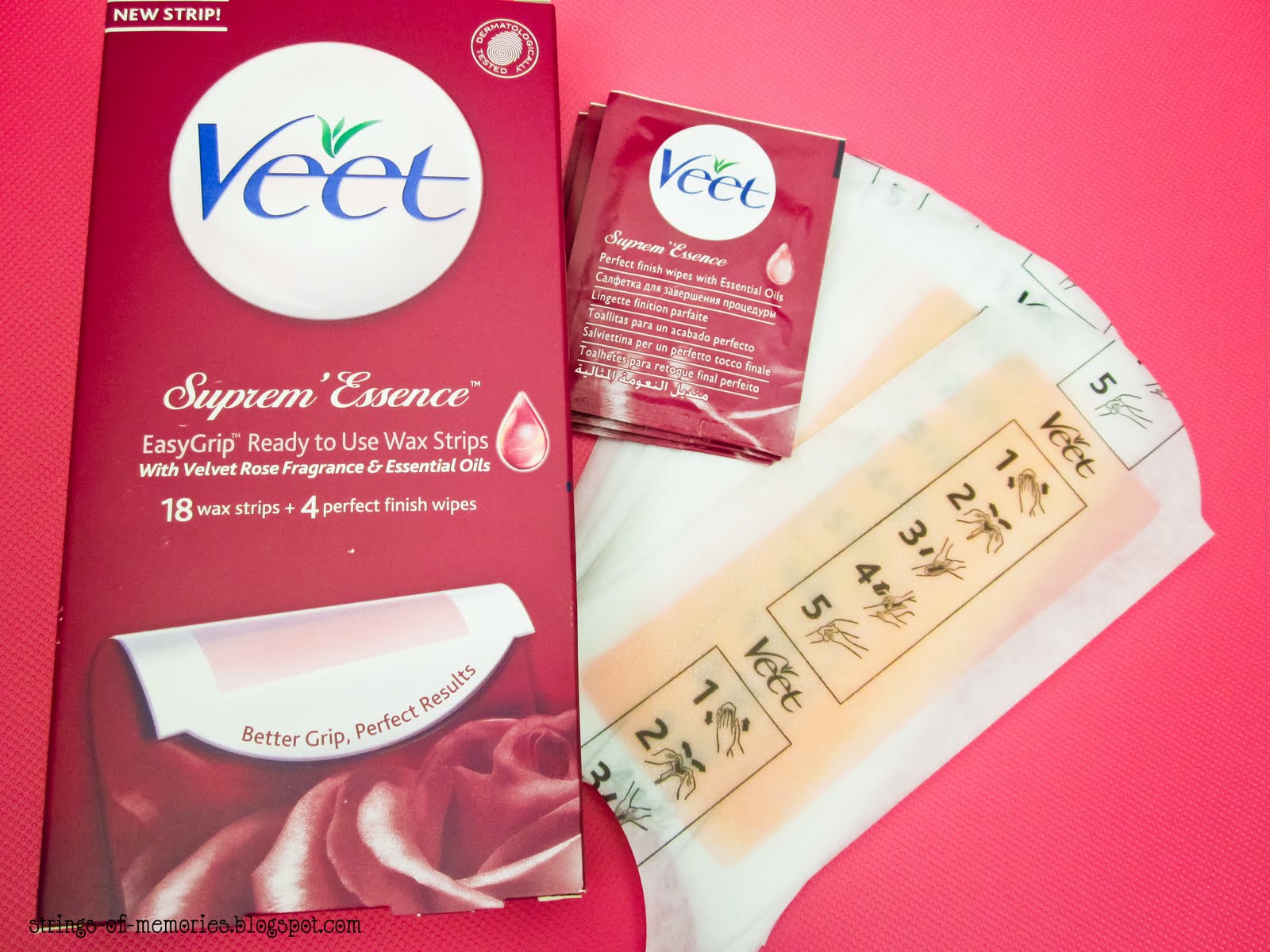 ... underarms and bikini line. Veet Suprem' Essence Wax Strips, RM27.90 ... underarms and bikini line. Veet Suprem' Essence Wax Strips, RM27.90