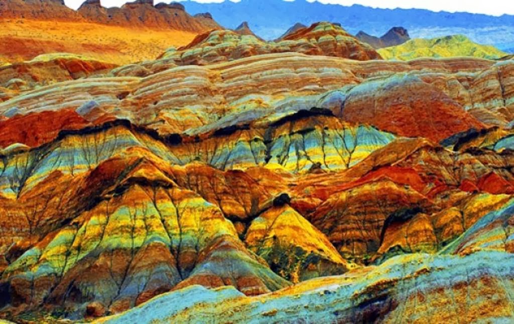 Travel Trip Journey Zhangye Danxia Geological Park China