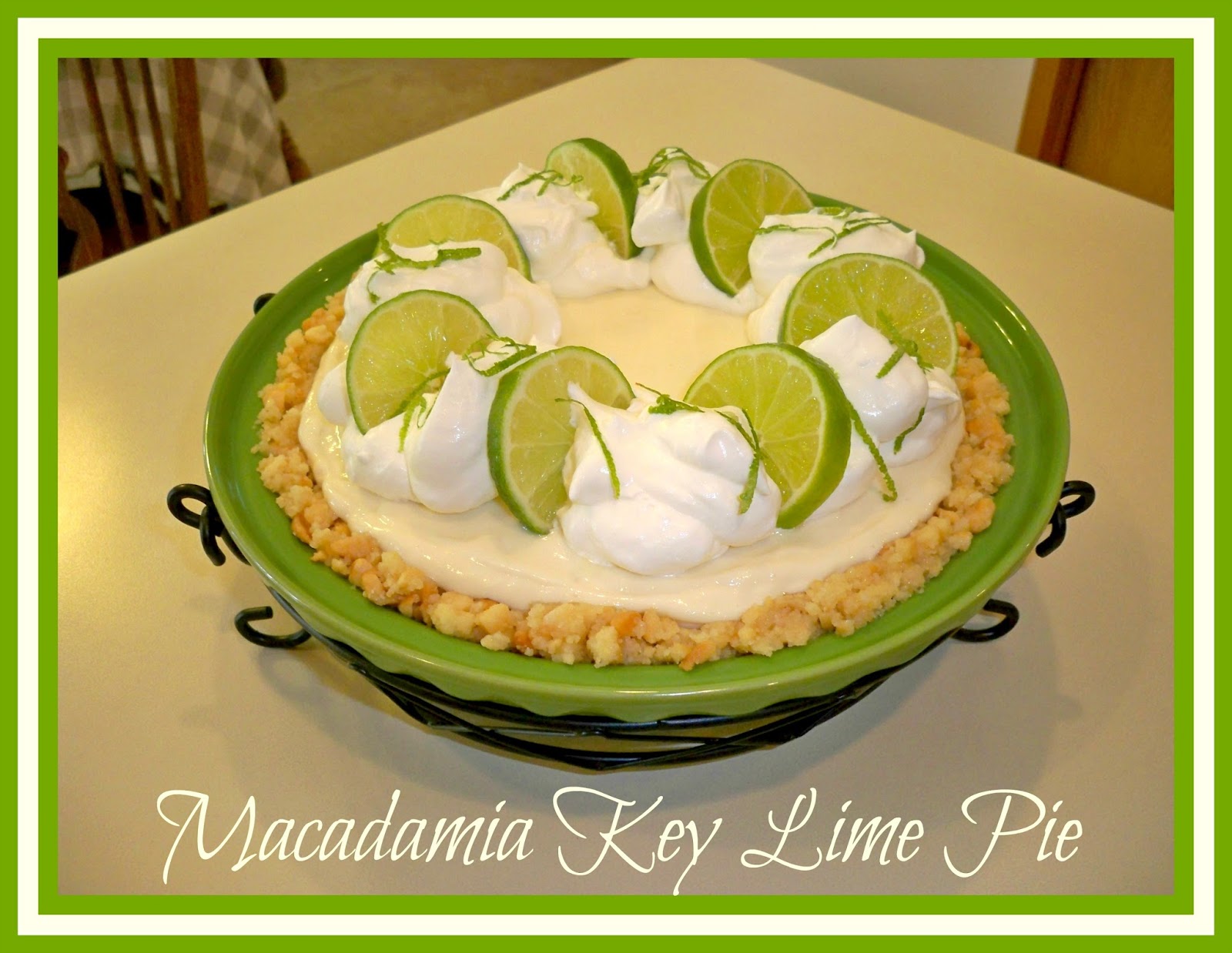 Easy as Pie Macadamia Key Lime Pie