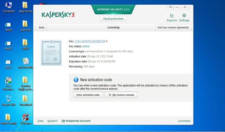 Langkah 7 "Cara Install Antivirus Kaspersky 2013" Install Antivirus Kaspersky 2013