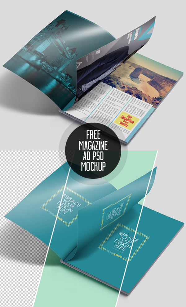 Full Page Magazine Advert Mockup Mockup World
