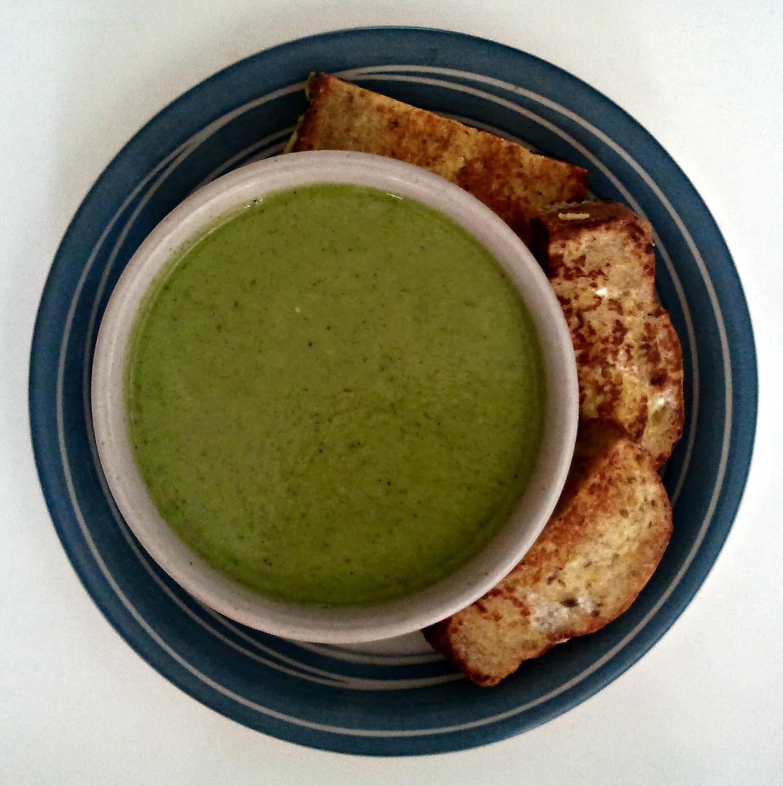 Abundance on a Dime RECIPE Green Pea & Lettuce Soup with Lemon