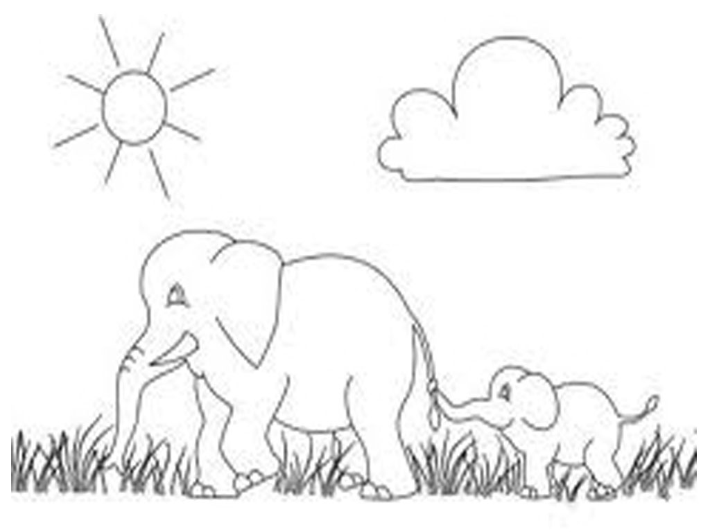 Mewarnai Gambar Induk Gajah Dan Anak Realisticcoloringpages Mewarnai Gambar Induk Gajah Dan Anak Realisticcoloringpages