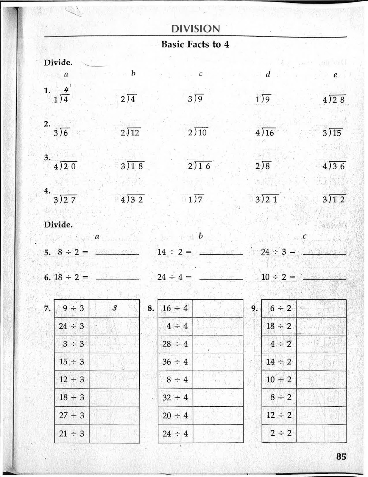 homework for 4 graders