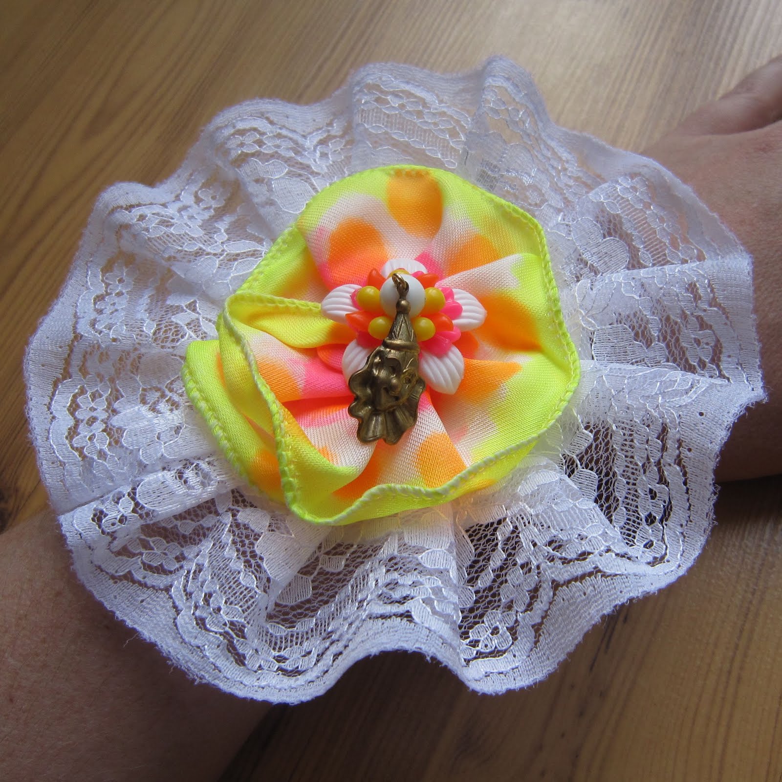 I Love to Create Ribbon Flower Jewelry Jennifer Perkins