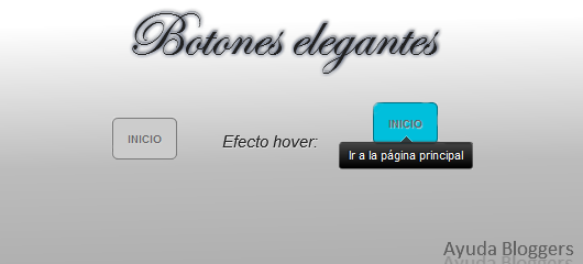 Botones elegantes para Blogger