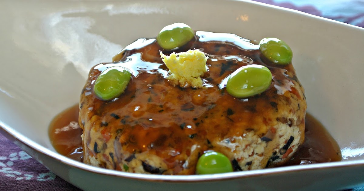 Berkshire Vegan tofu patties with kuzu glaze