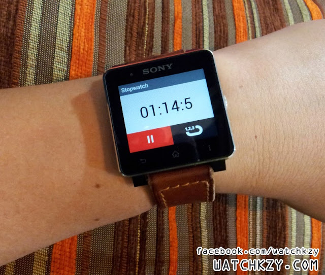 Sony SmartWatch 2 - Stopwatch - Chronograph