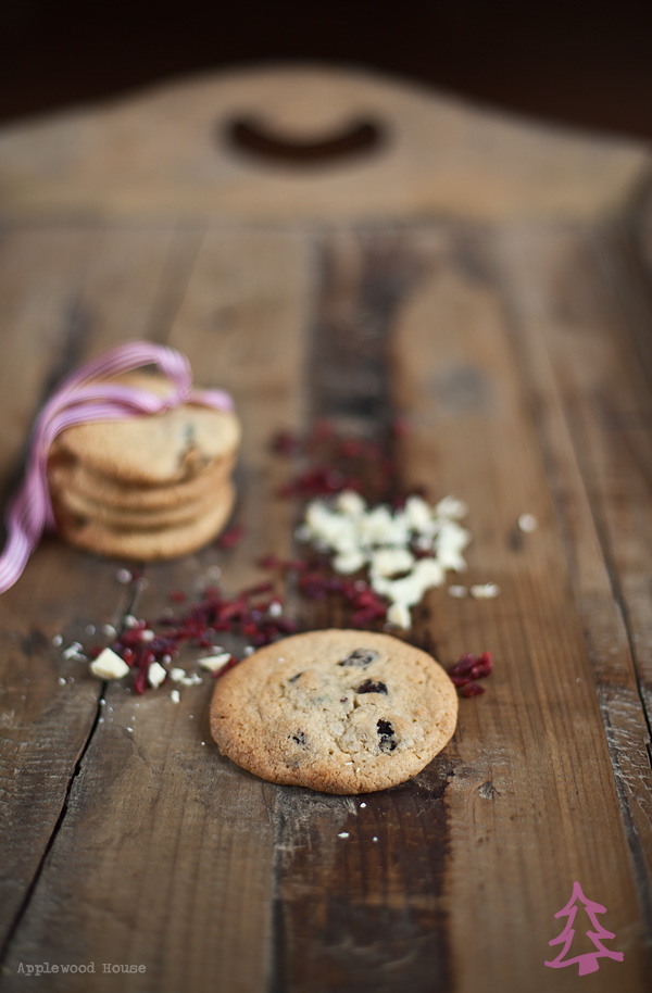 Cranberry Cookies white chocolate applewood house