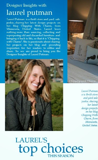 Chipping with Charm: Laurel Putman, Designers Insights...http://www.chippingwithcharm.blogspot.com/
