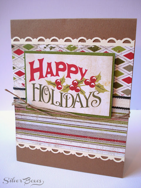 Silver Boxes: Five Days of Handmade Christmas Cards - Day Four: Twine!