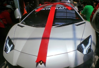 lamborghini hadiah pernikahan raffi nagita