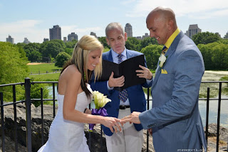 Bride and Groom Wedding Rings - Ceremony at Belvedere Castle