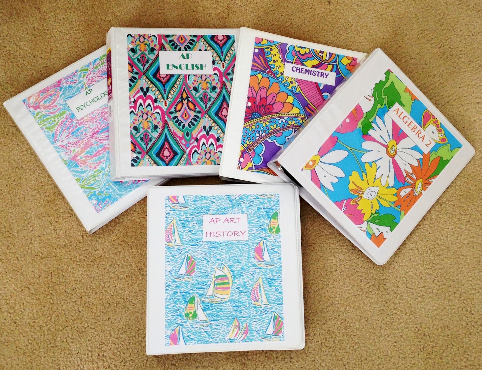 All Things Natalie Christa: Lilly Pulitzer Binder Covers