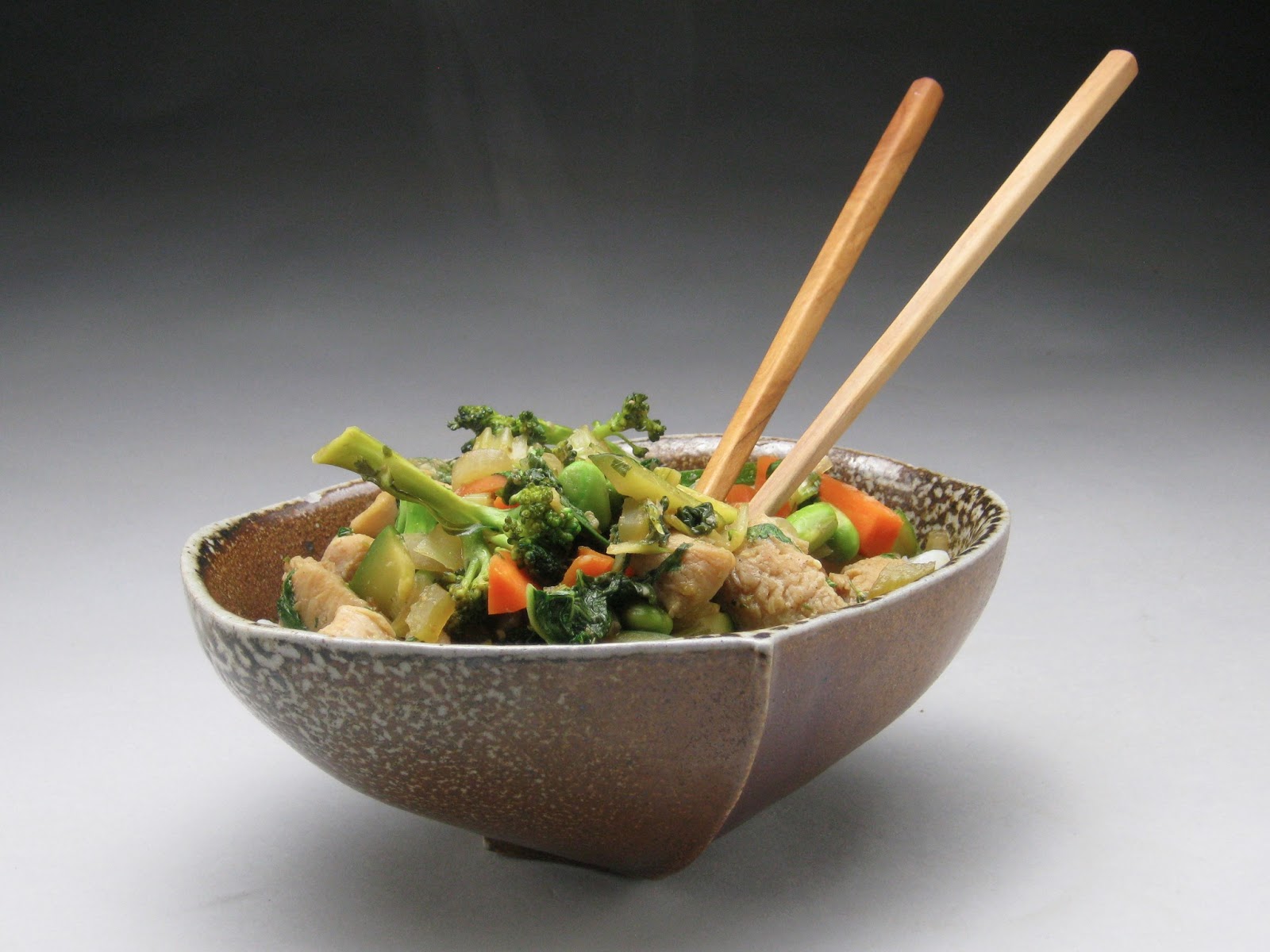 meesh's pottery S. Korean pots and chopsticks...