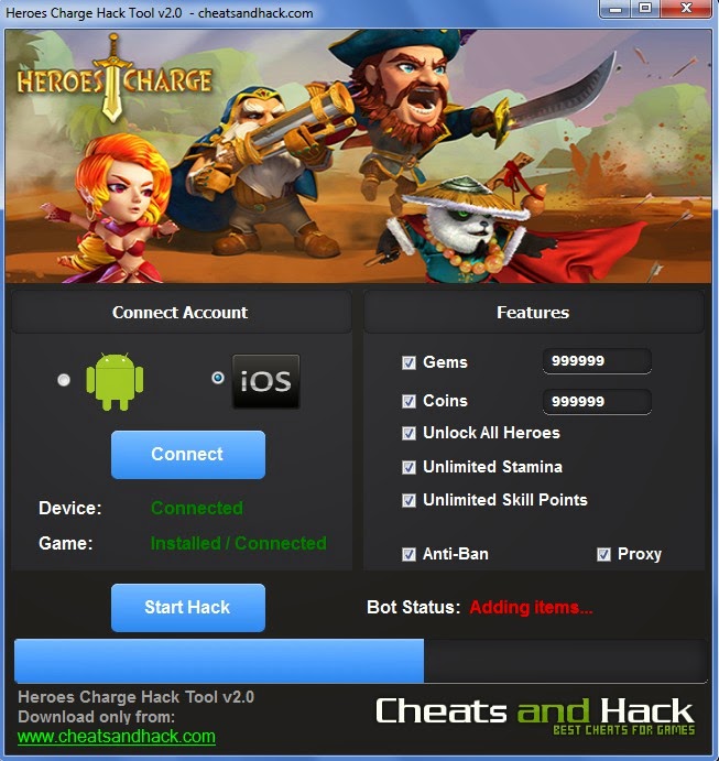 Heroes facturent hacken, frais de trucchi Heroes, Heroes facturent ASTUCE Heroes responsable Betrug,