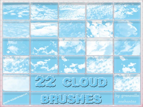 Free Photoshop Brushes: 20 Realistic Looking Clouds Free Photoshop Brushes: 20 Realistic Looking Clouds