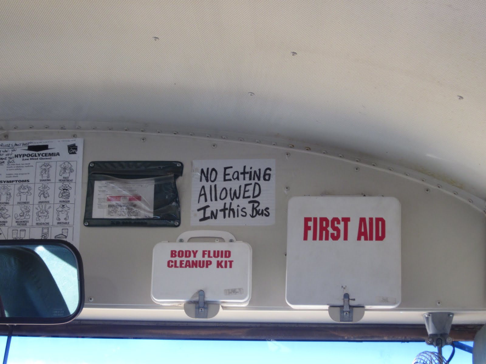 World Momma A new feature of school buses