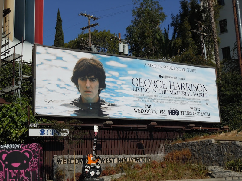 George Harrison HBO billboard