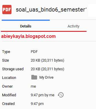 Soal UAS Bahasa Indonesia Kelas 6 SD Semester 1/Ganjil Tinggal Download Saja